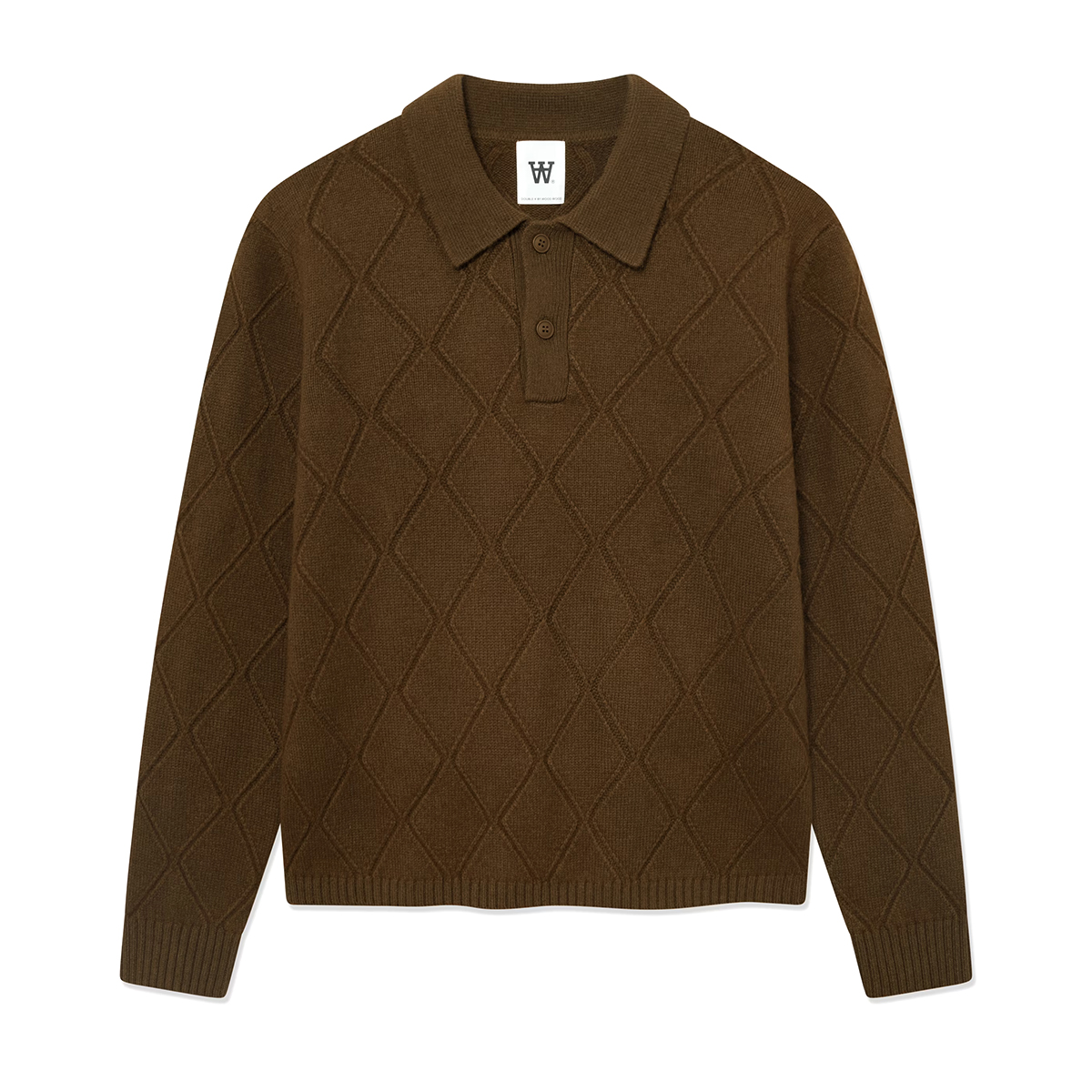 Findus Strickpolo - Brown