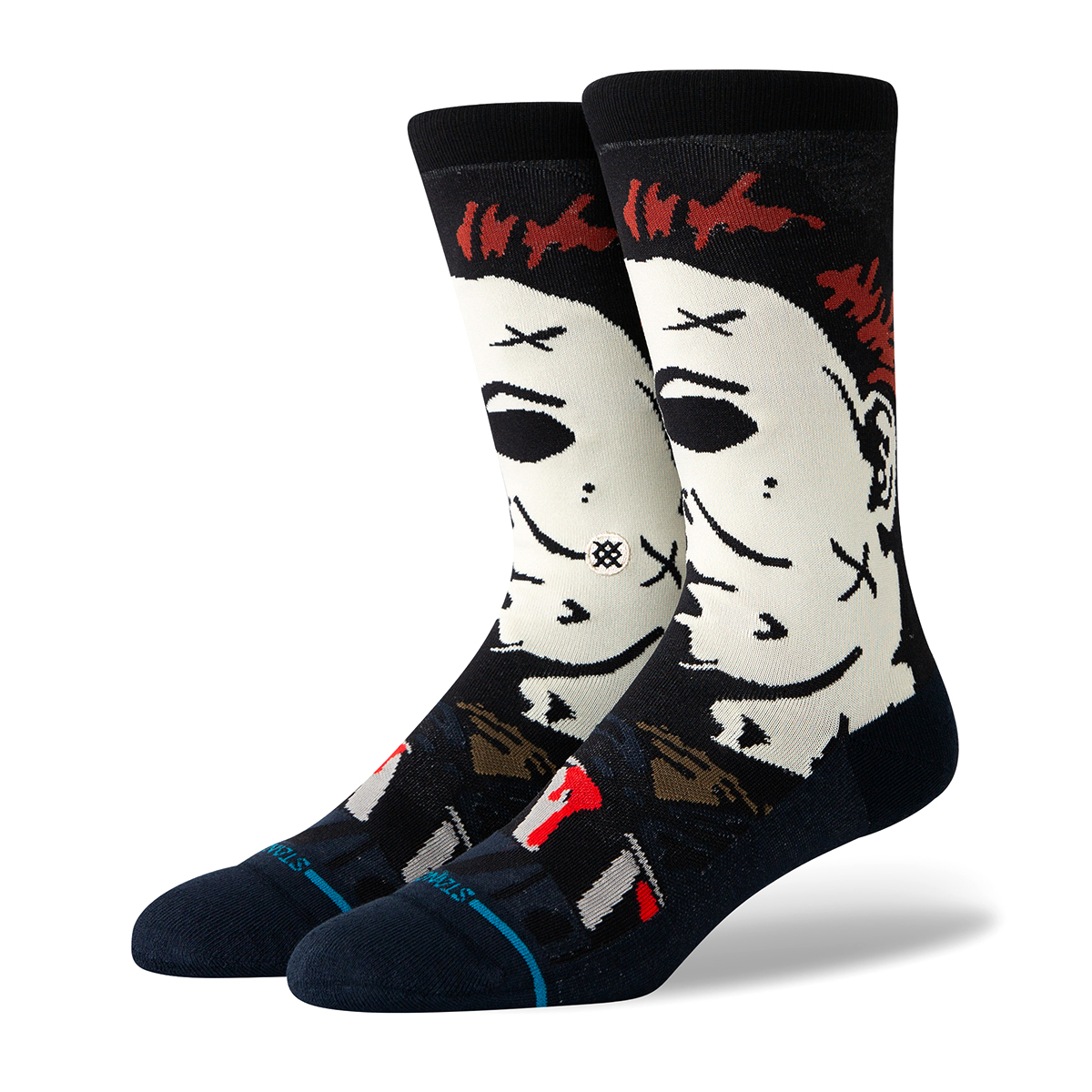 Michael Myers Crew Socks - Halloween - Navy