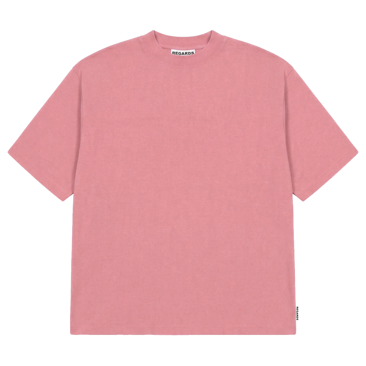 Heavy Oversize T-Shirt - Faded Pink Washed