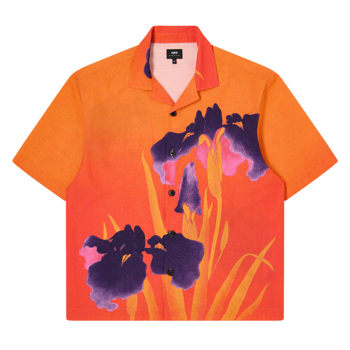 Arisu Shirt - Temple Of Flora - Orange