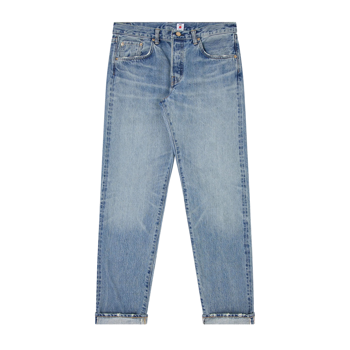 Regular Tapered - Made In Japan - Kurabo Recycle Red Selvage Denim 14oz - Light Used