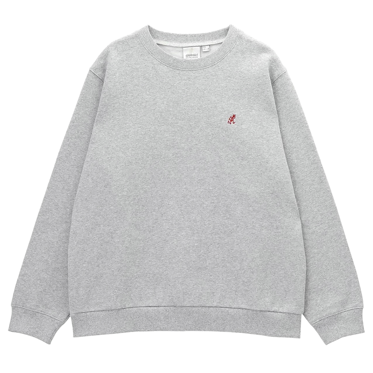 One Point Crewneck Sweatshirt - Heather Grey