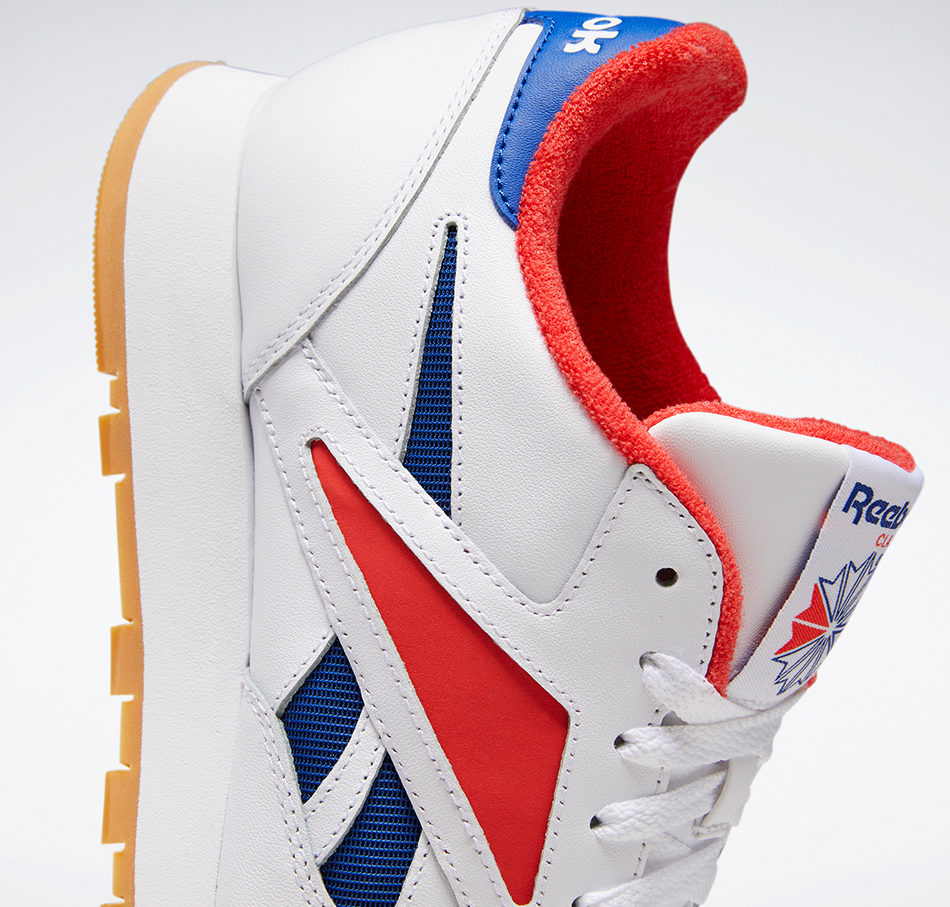 Reebok Classic Leather Mark - White Red Navy
