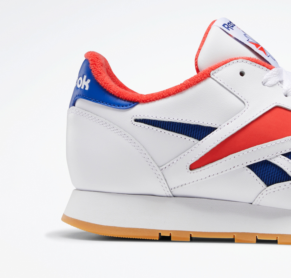Reebok Classic Leather Mark - White Red Navy