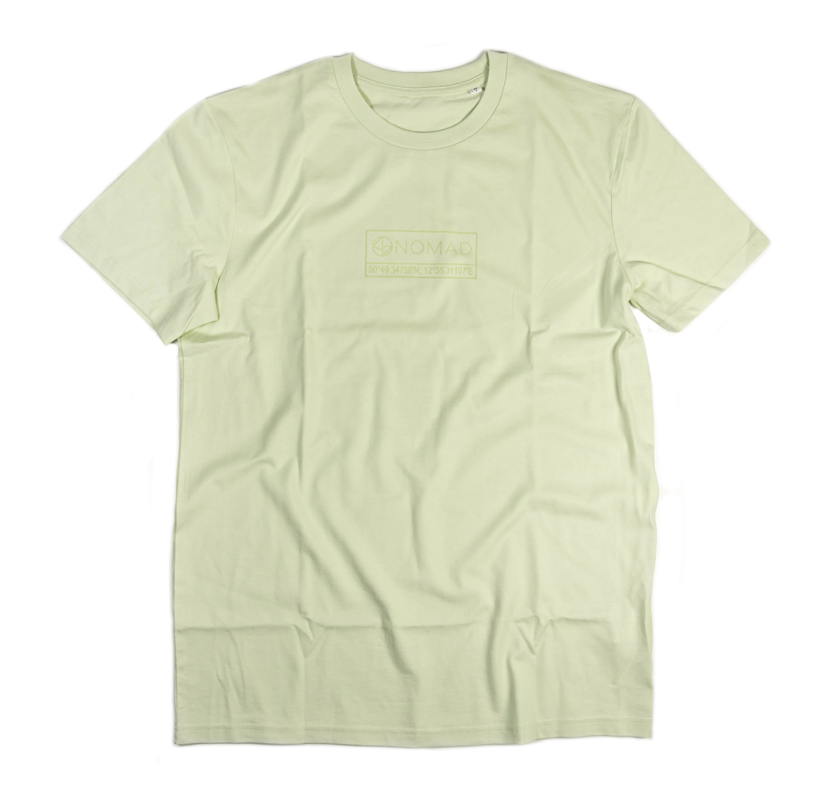 NOMAD Logo Shirt - Vintage Pastels - Green front