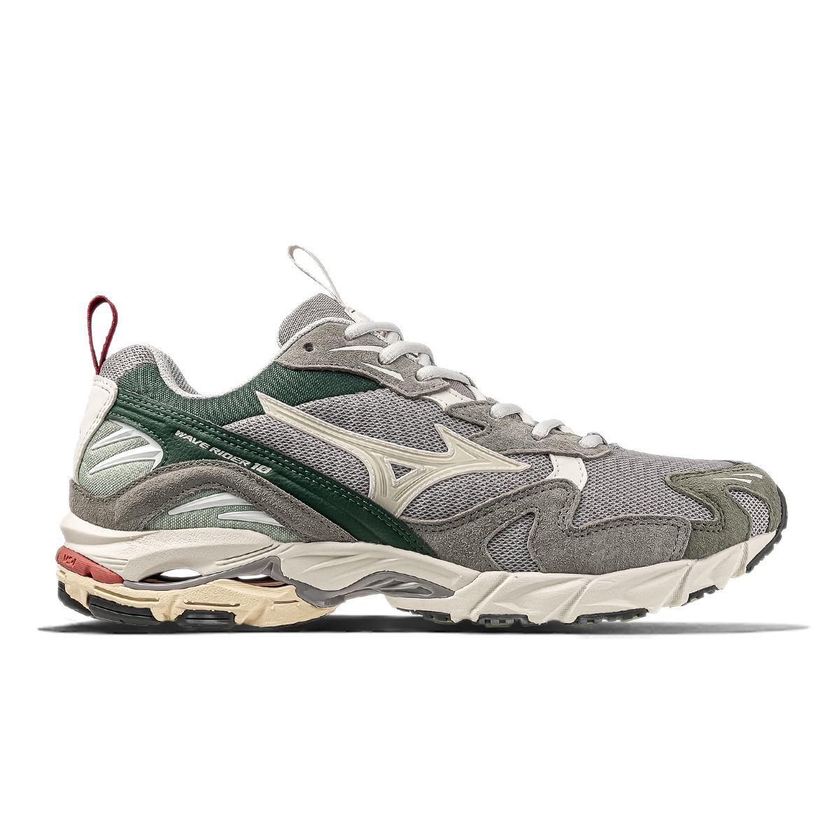 Wave Rider 10 Premium Suede - Opal Gray Green