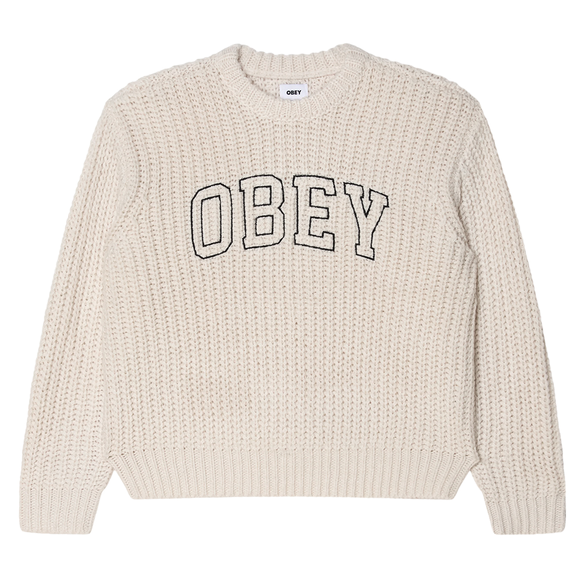 Collegiate Sweater - Whisper White