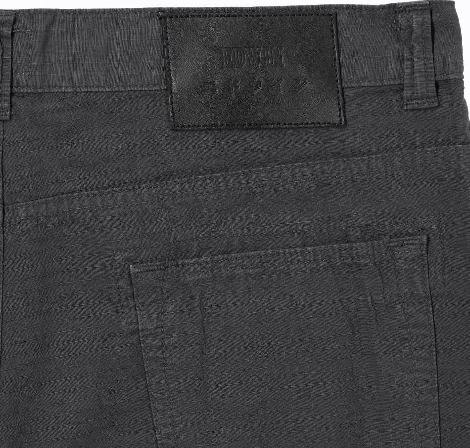 EDWIN Universe Pant - Cropped - Ebony Garment Dyed