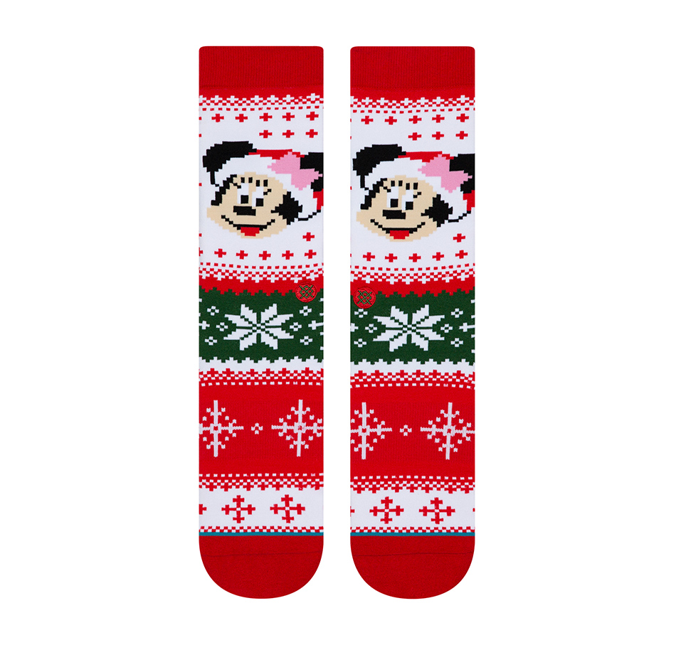 Stance Minnie Claus - Disney Christmas Sweater - Red