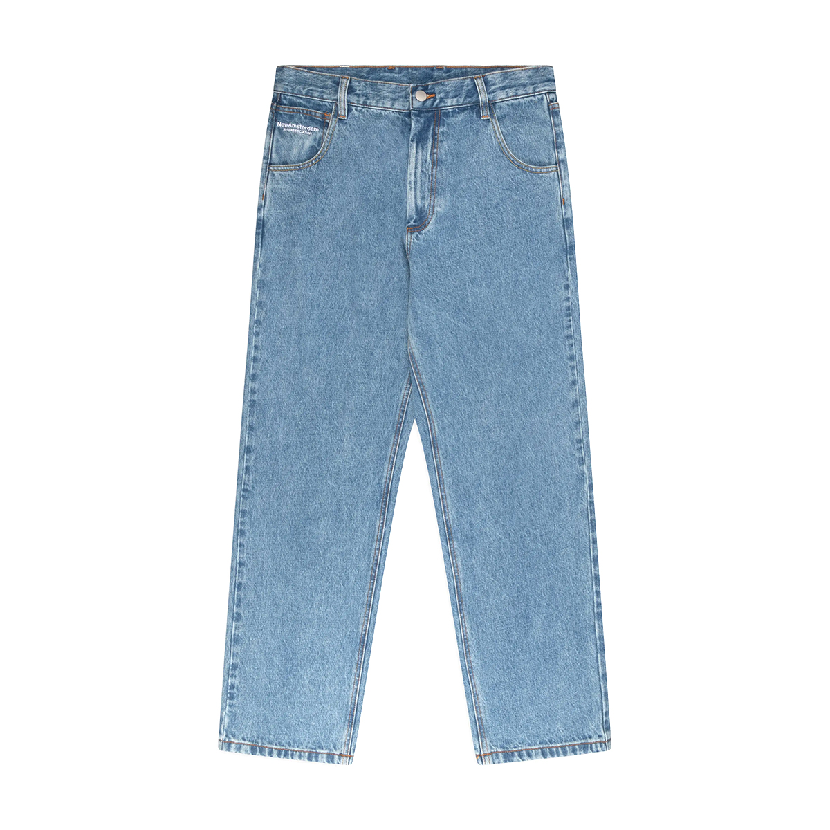 252 Wide Pant - 14,5 oz Stone Wash Denim