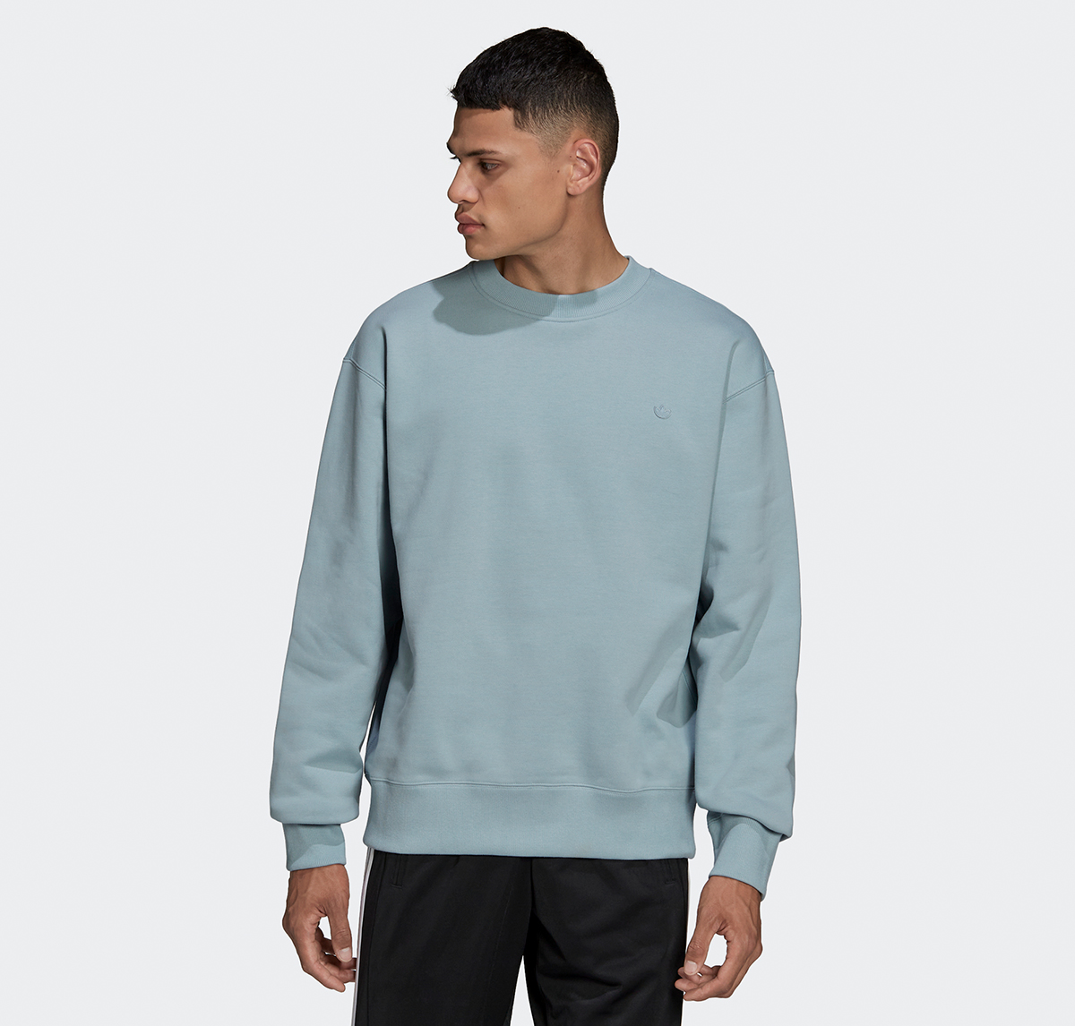 adidas Originals Premium Crewneck Sweatshirt - Magic Grey front view