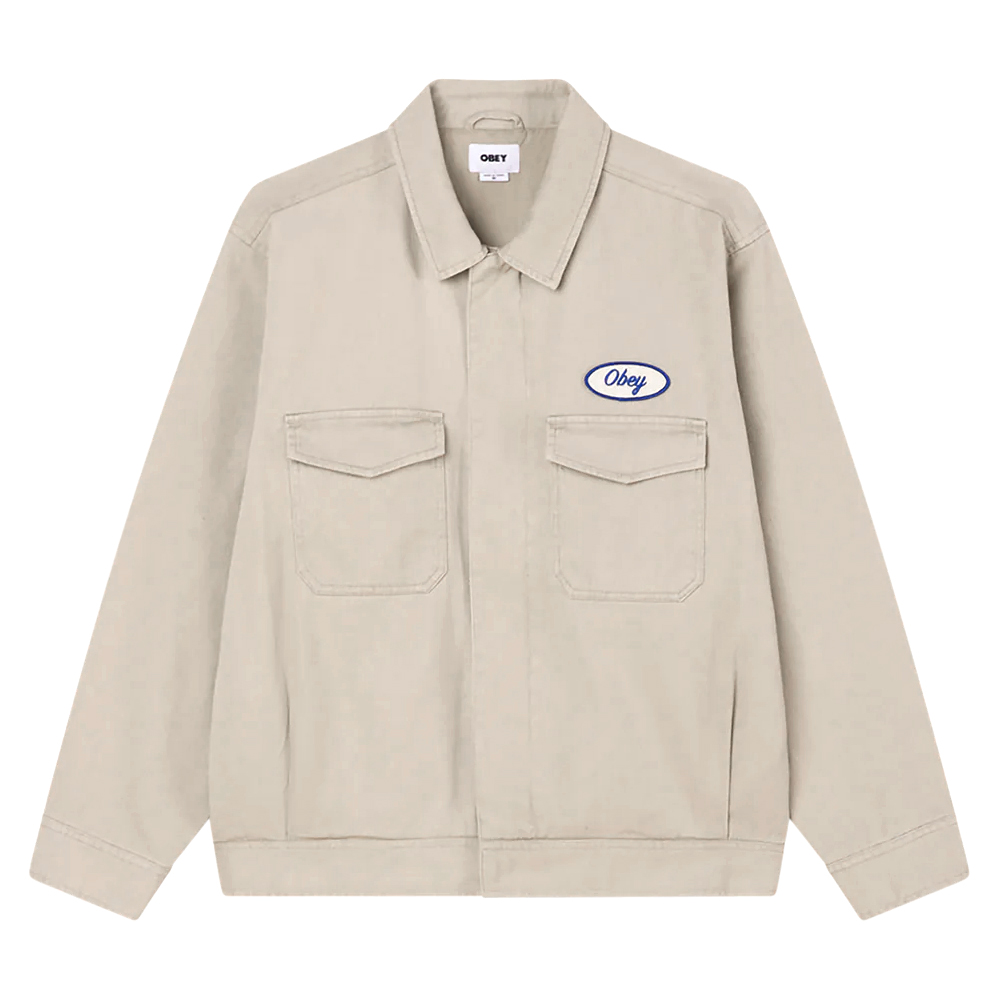 Tilton - Work Jacket - Silver Grey Faded Wash