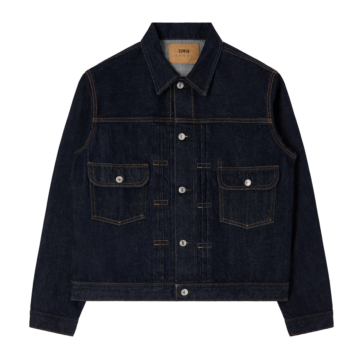 Jeansjacke - Selvage Blue Rinsed