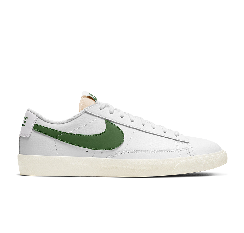 Nike Blazer Low - White Forest Green