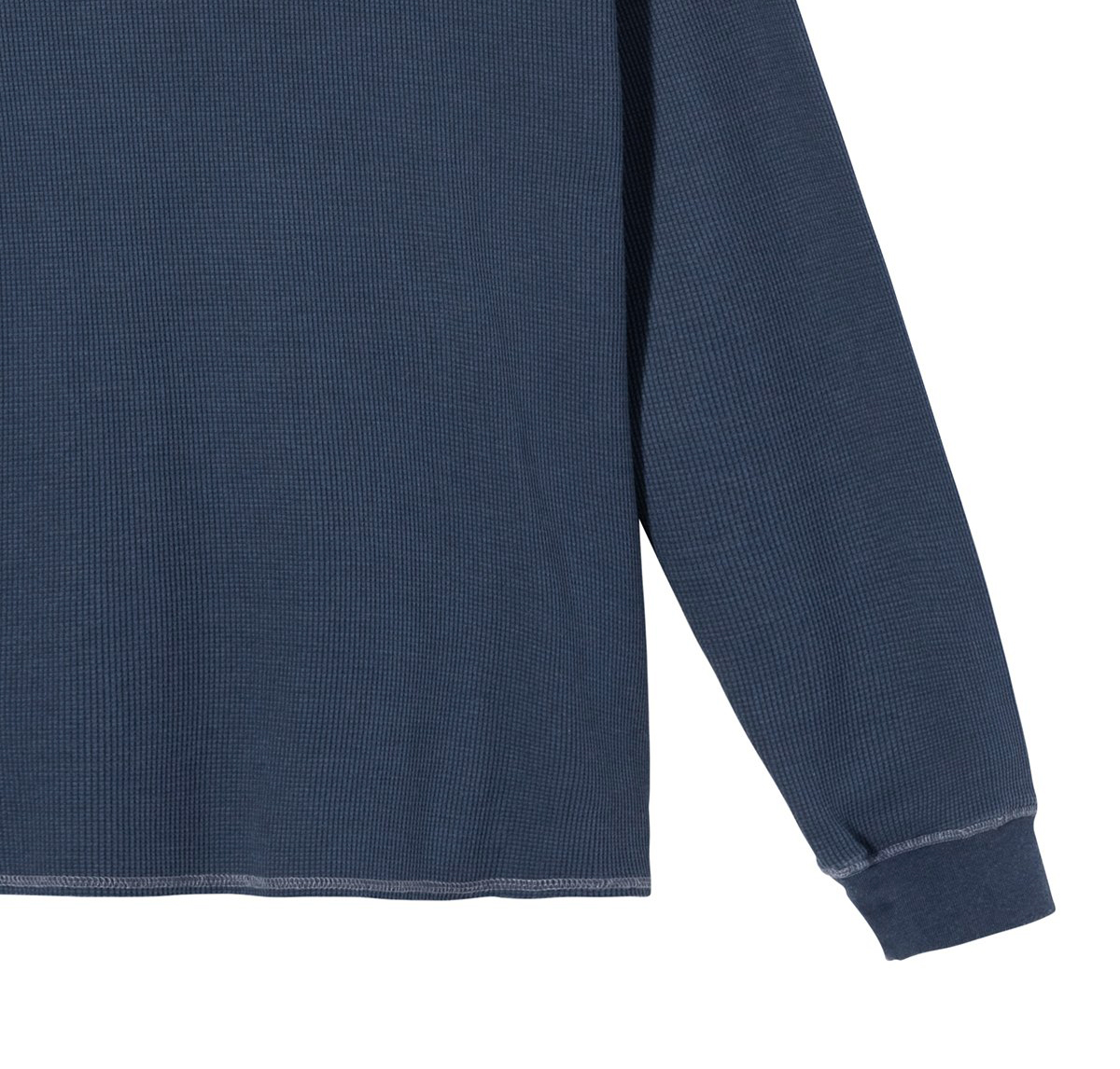 Stüssy Dyed Thermal - Navy front detail