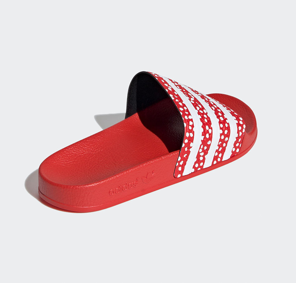 adidas Originals Adilette Womens - Dotted - Vivid Red