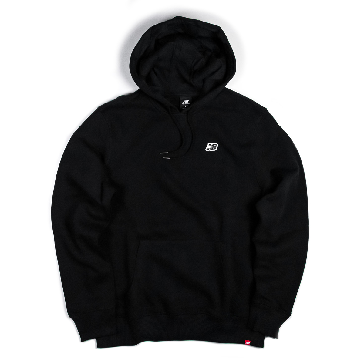 Small Logo Patch Hoodie - Black