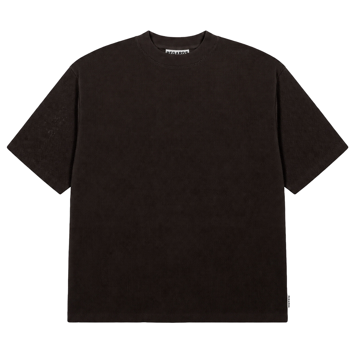 Waffle Oversize T-Shirt - Espresso