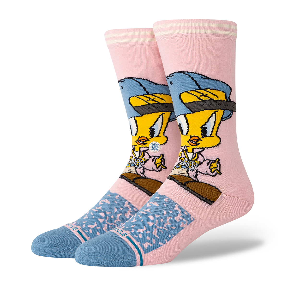 Tweety Crew Socks - Looney Tunes - Pink
