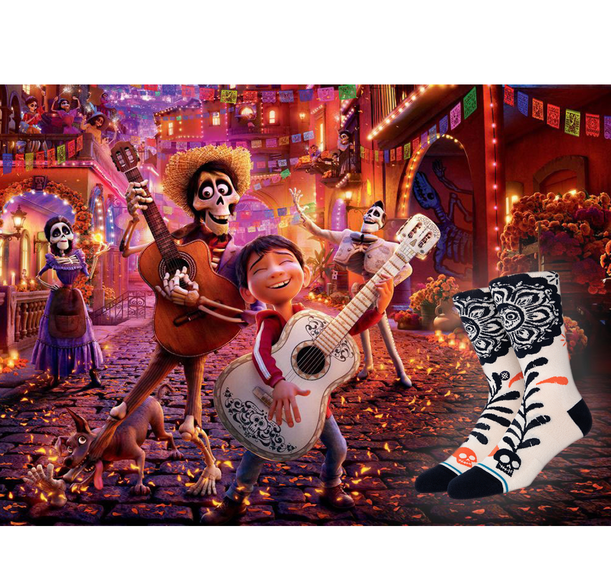 Stance Planted - Pixar Coco - InfiKnit - Canvas mood
